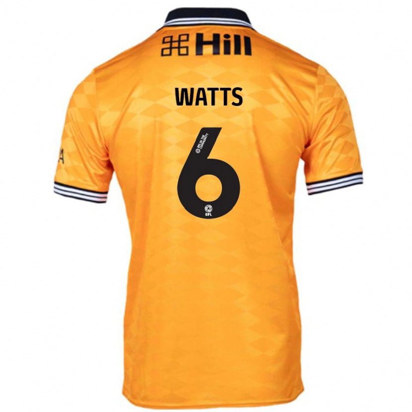 Danxen Kid Kell Watts #6 Orange Home Jersey 2024/25 T-Shirt