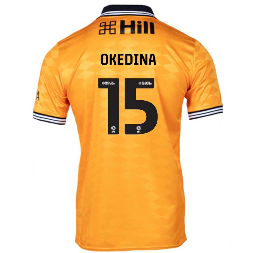 Danxen Kid Jubril Okedina #15 Orange Home Jersey 2024/25 T-Shirt