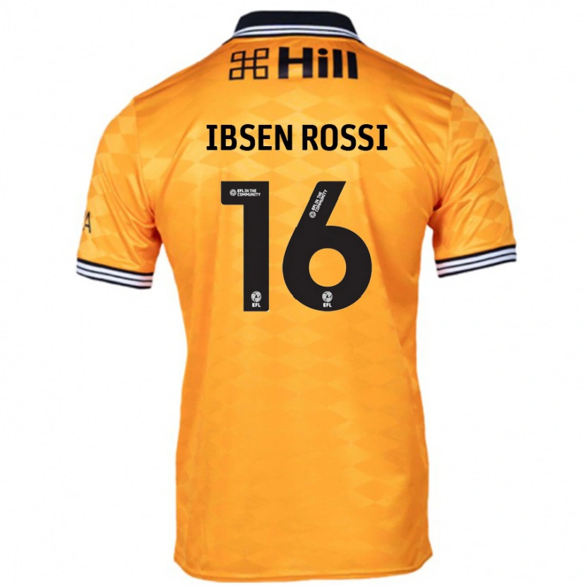 Danxen Kid Zeno Ibsen Rossi #16 Orange Home Jersey 2024/25 T-Shirt