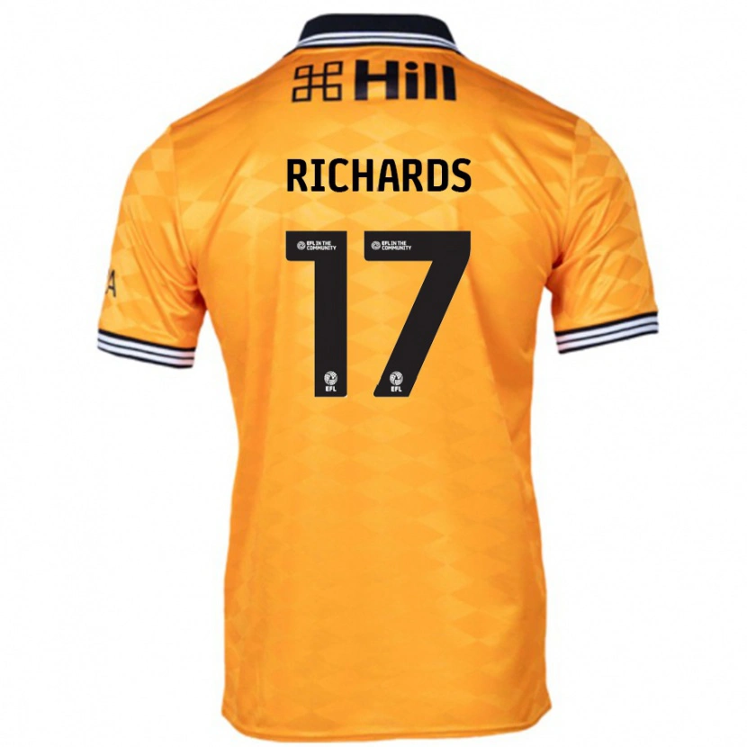 Danxen Kid Taylor Richards #17 Orange Home Jersey 2024/25 T-Shirt