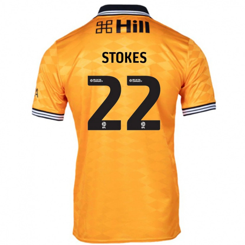 Danxen Kid Josh Stokes #22 Orange Home Jersey 2024/25 T-Shirt