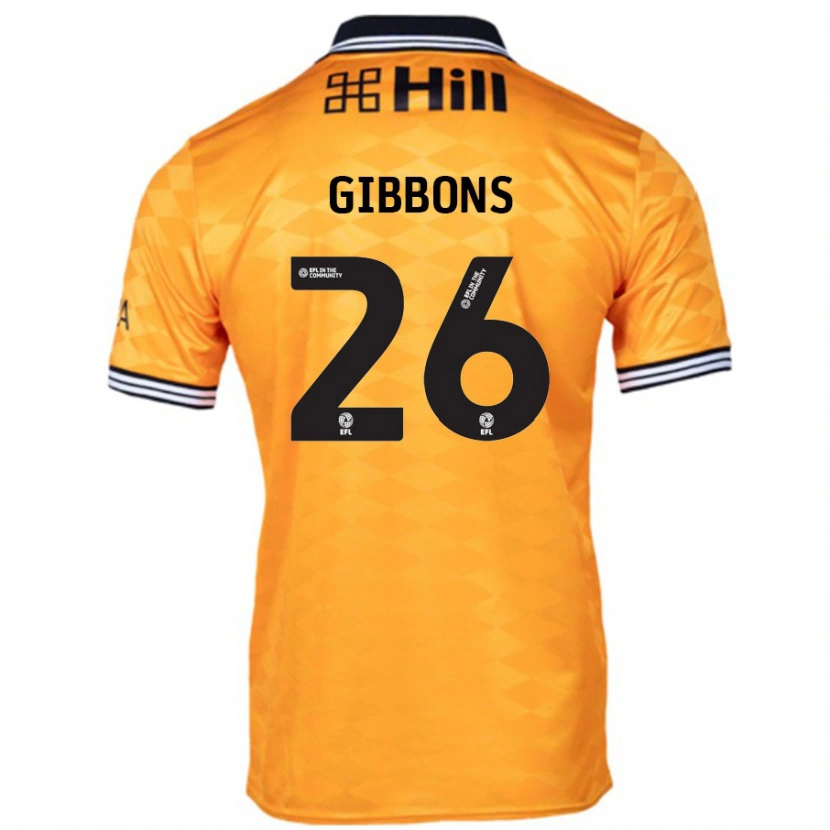 Danxen Kid James Gibbons #26 Orange Home Jersey 2024/25 T-Shirt