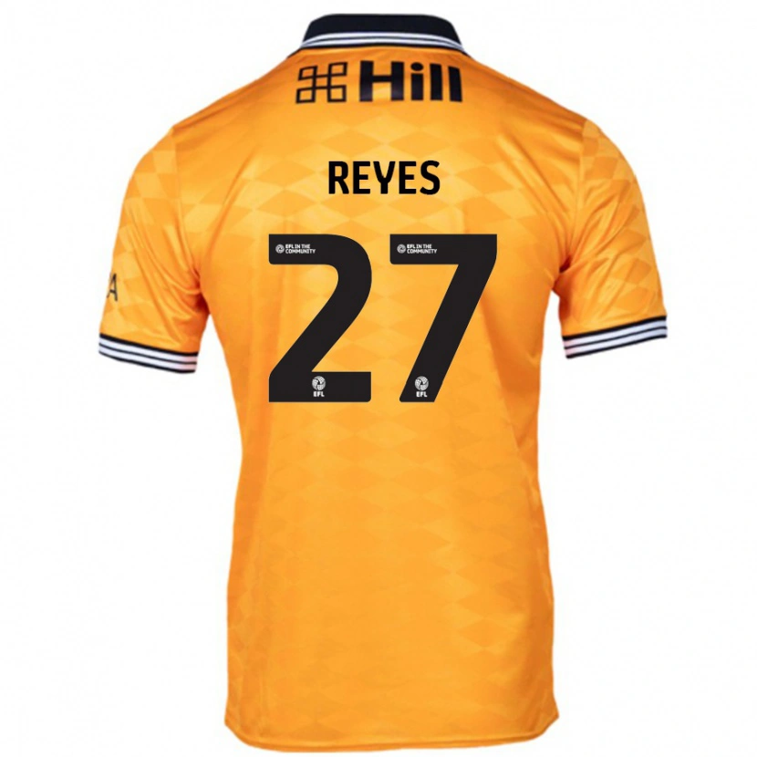 Danxen Kid Vicente Reyes #27 Orange Home Jersey 2024/25 T-Shirt