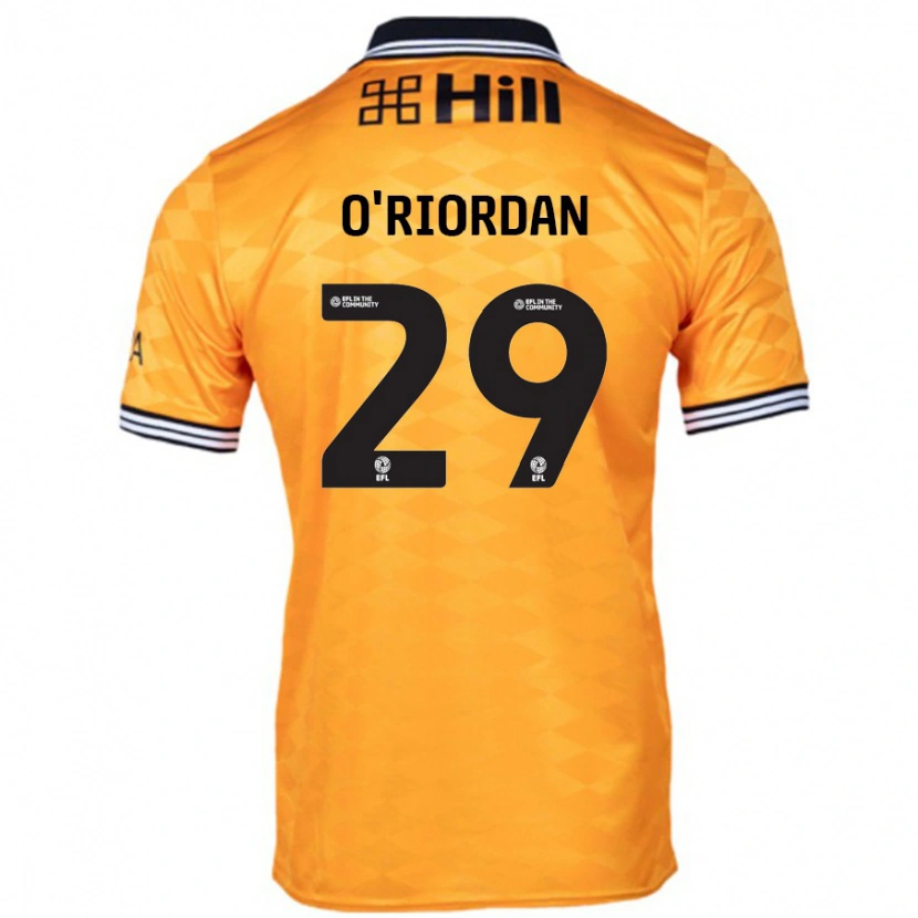 Danxen Kid Connor O'riordan #29 Orange Home Jersey 2024/25 T-Shirt