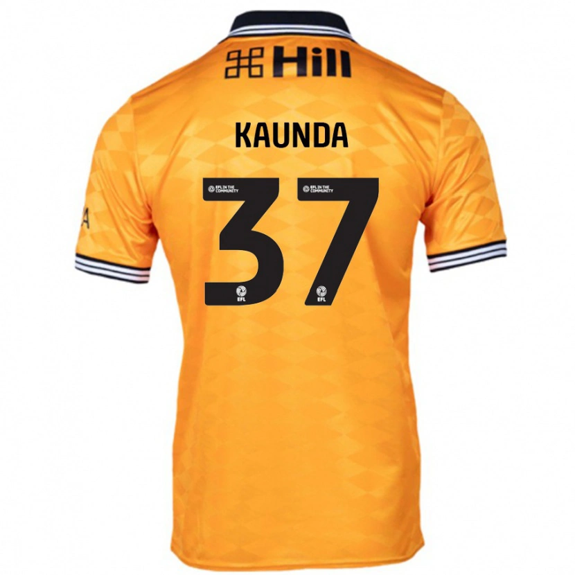 Danxen Kid Amaru Kaunda #37 Orange Home Jersey 2024/25 T-Shirt