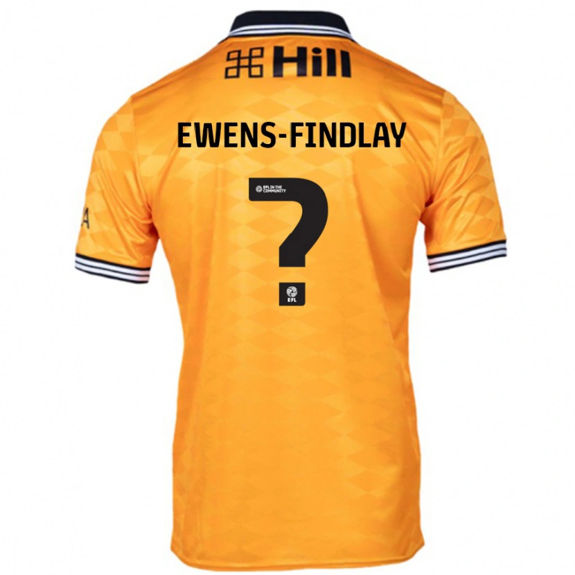 Danxen Kid Ty Ewens-Findlay #0 Orange Home Jersey 2024/25 T-Shirt