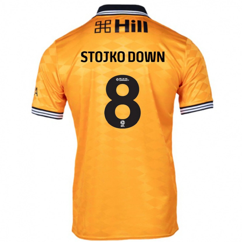 Danxen Kid Alysha Stojko-Down #8 Orange Home Jersey 2024/25 T-Shirt