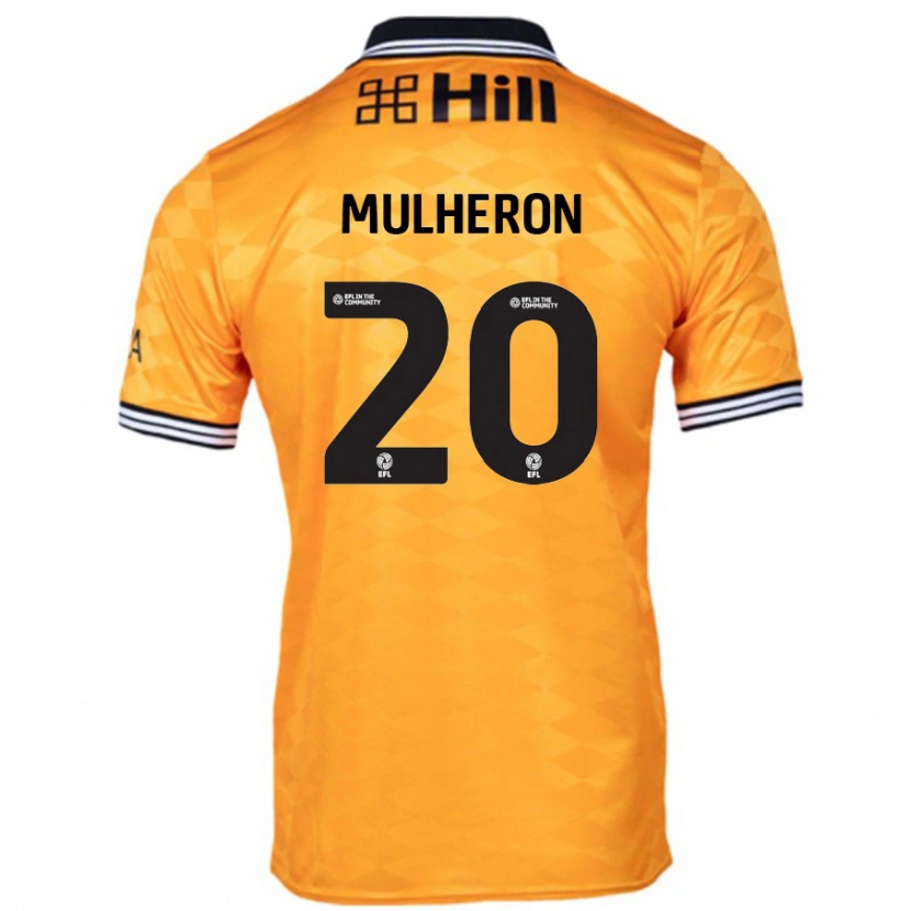 Danxen Kid Bronwyn Mulheron #20 Orange Home Jersey 2024/25 T-Shirt