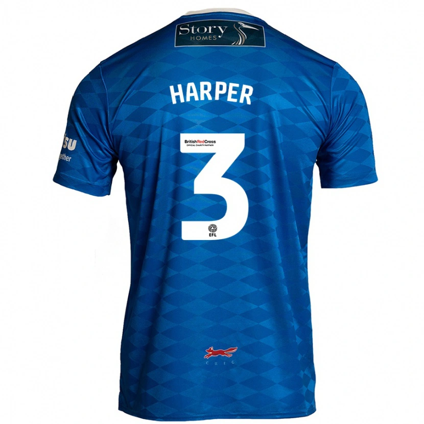 Danxen Kid Cameron Harper #3 Blue Home Jersey 2024/25 T-Shirt