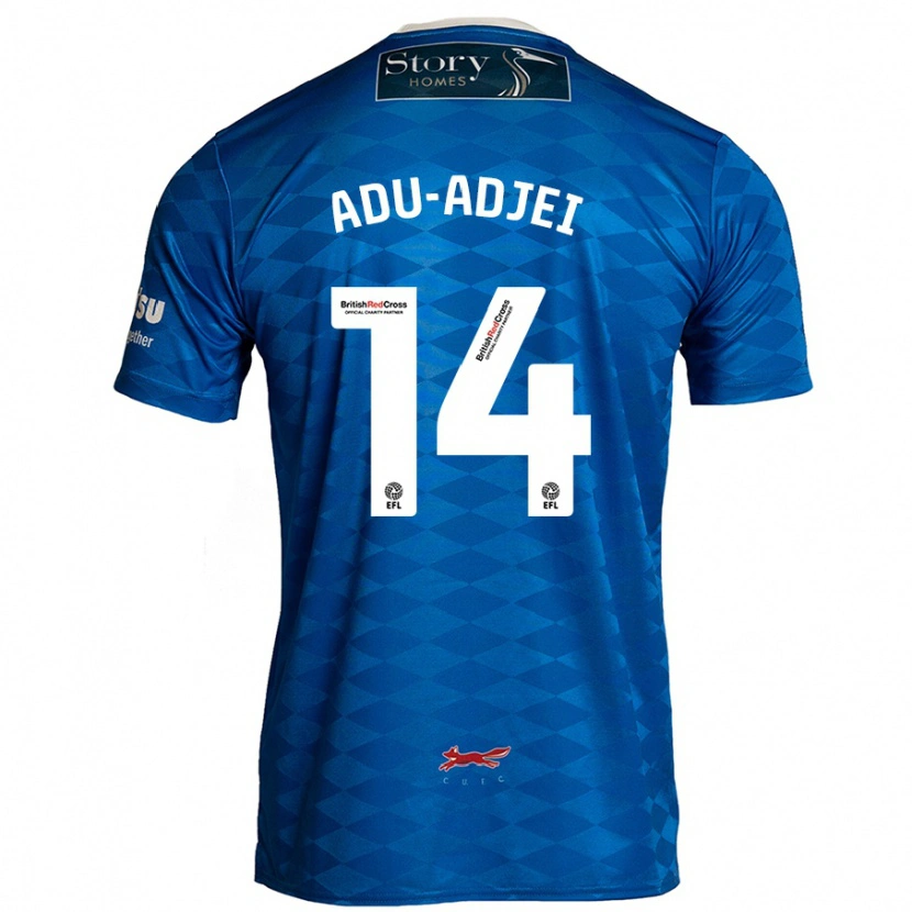 Danxen Kid Daniel Adu-Adjei #14 Blue Home Jersey 2024/25 T-Shirt