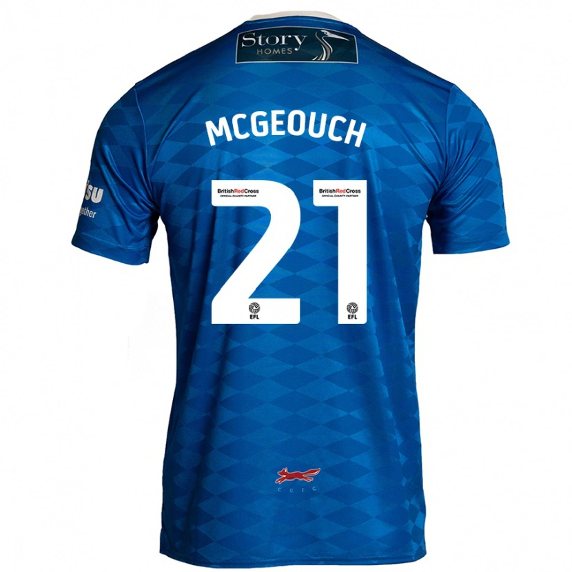 Danxen Kid Dylan Mcgeouch #21 Blue Home Jersey 2024/25 T-Shirt