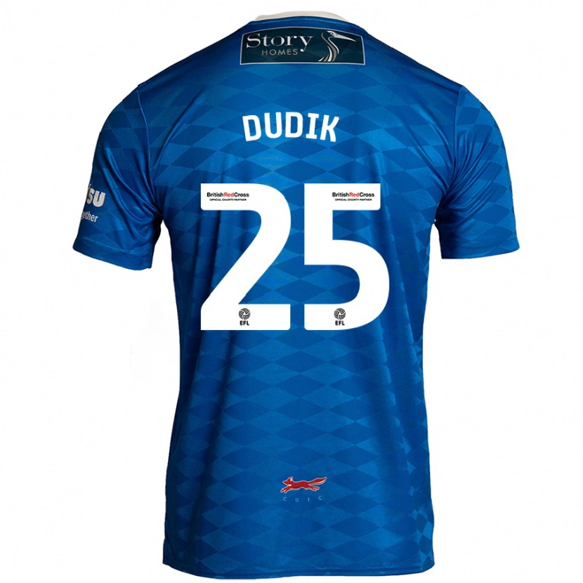 Danxen Kid Anton Dudik #25 Blue Home Jersey 2024/25 T-Shirt