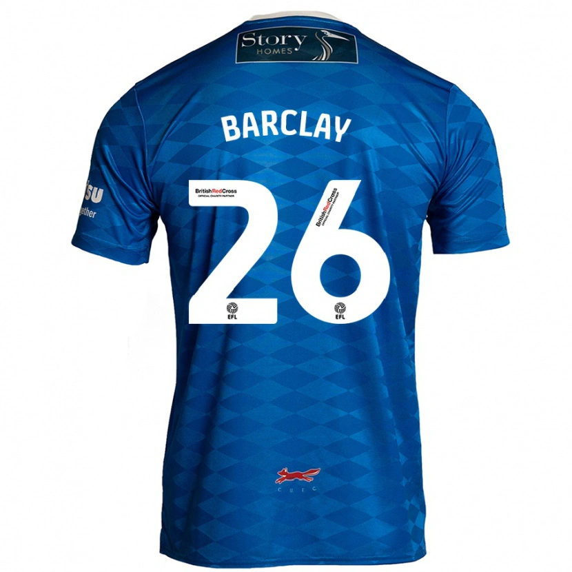 Danxen Kid Ben Barclay #26 Blue Home Jersey 2024/25 T-Shirt