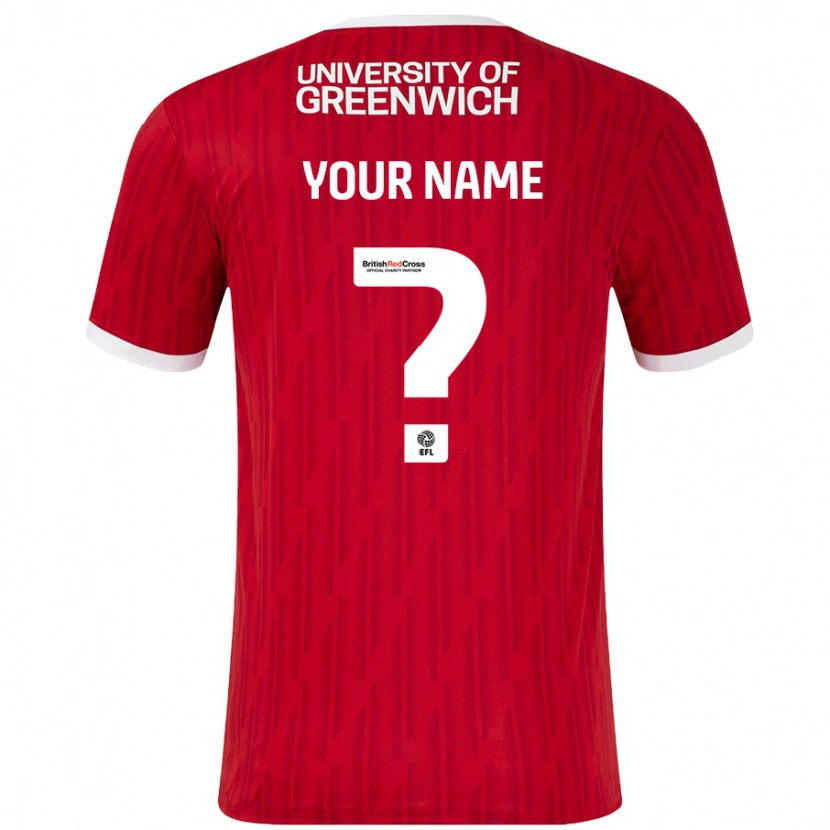 Danxen Kid Your Name #0 Red White Home Jersey 2024/25 T-Shirt