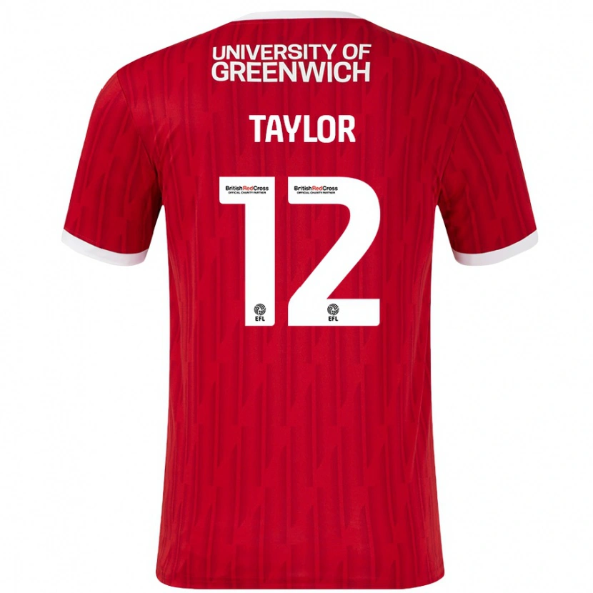 Danxen Kid Terry Taylor #12 Red White Home Jersey 2024/25 T-Shirt