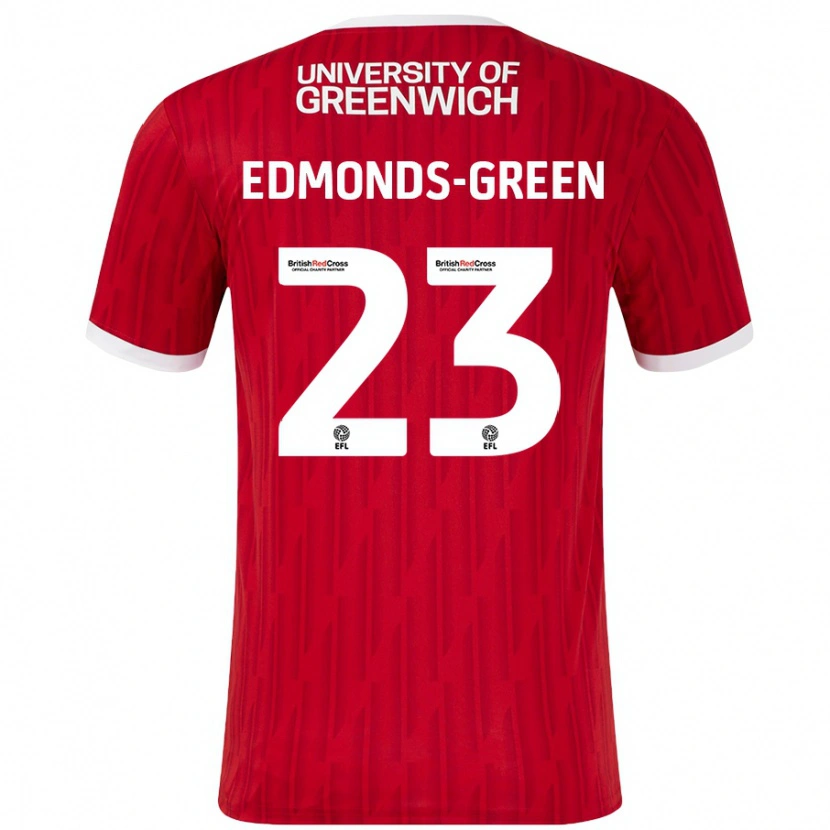 Danxen Kid Rarmani Edmonds-Green #23 Red White Home Jersey 2024/25 T-Shirt