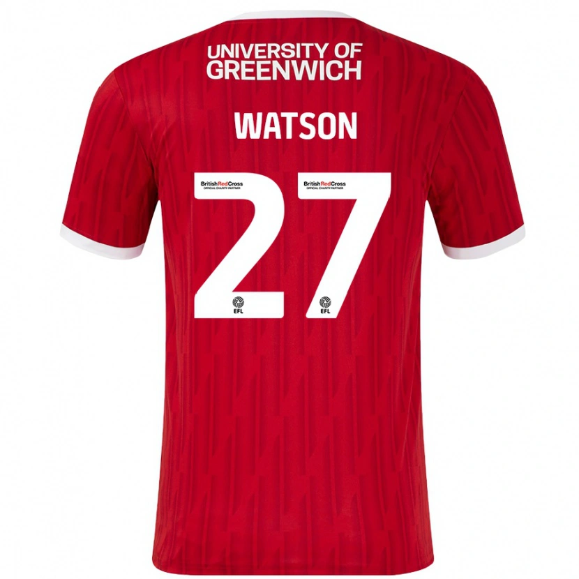 Danxen Kid Tennai Watson #27 Red White Home Jersey 2024/25 T-Shirt