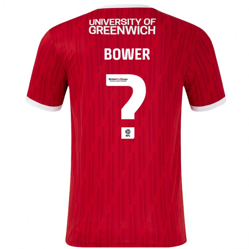 Danxen Kid Toby Bower #0 Red White Home Jersey 2024/25 T-Shirt