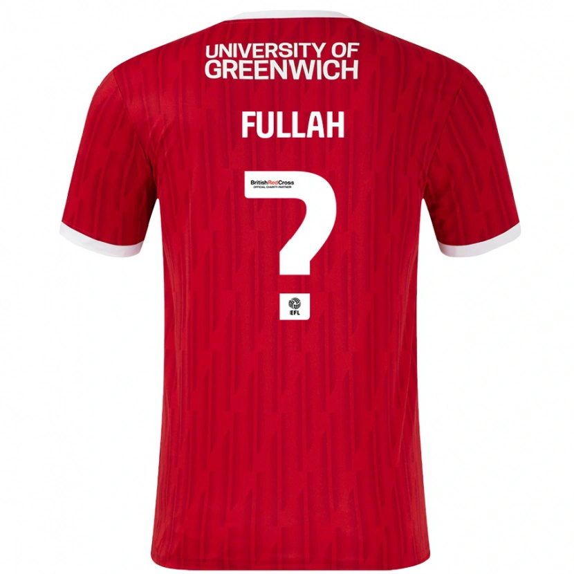 Danxen Kid Ibrahim Fullah #0 Red White Home Jersey 2024/25 T-Shirt