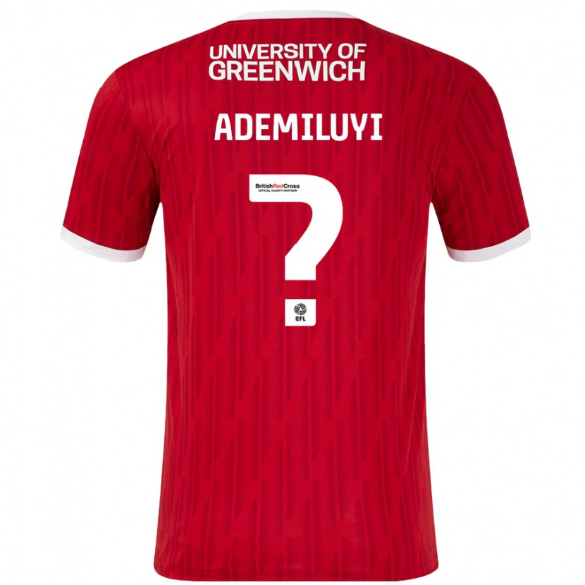 Danxen Kid Princess Ademiluyi #0 Red White Home Jersey 2024/25 T-Shirt