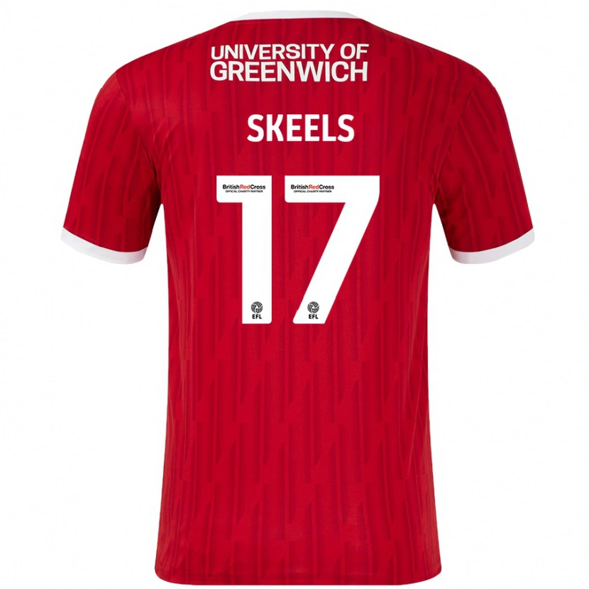 Danxen Kid Kiera Skeels #17 Red White Home Jersey 2024/25 T-Shirt