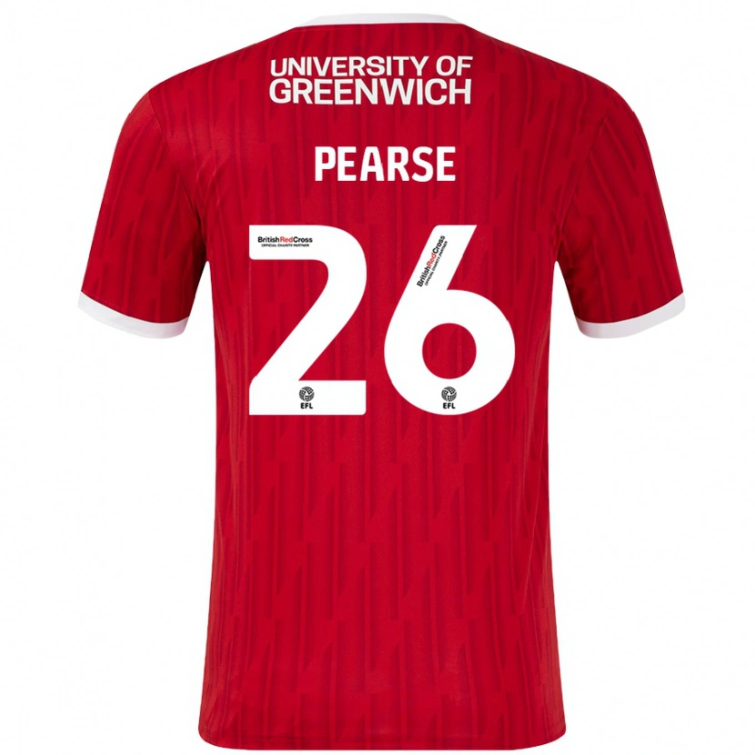 Danxen Kid Gracie Pearse #26 Red White Home Jersey 2024/25 T-Shirt