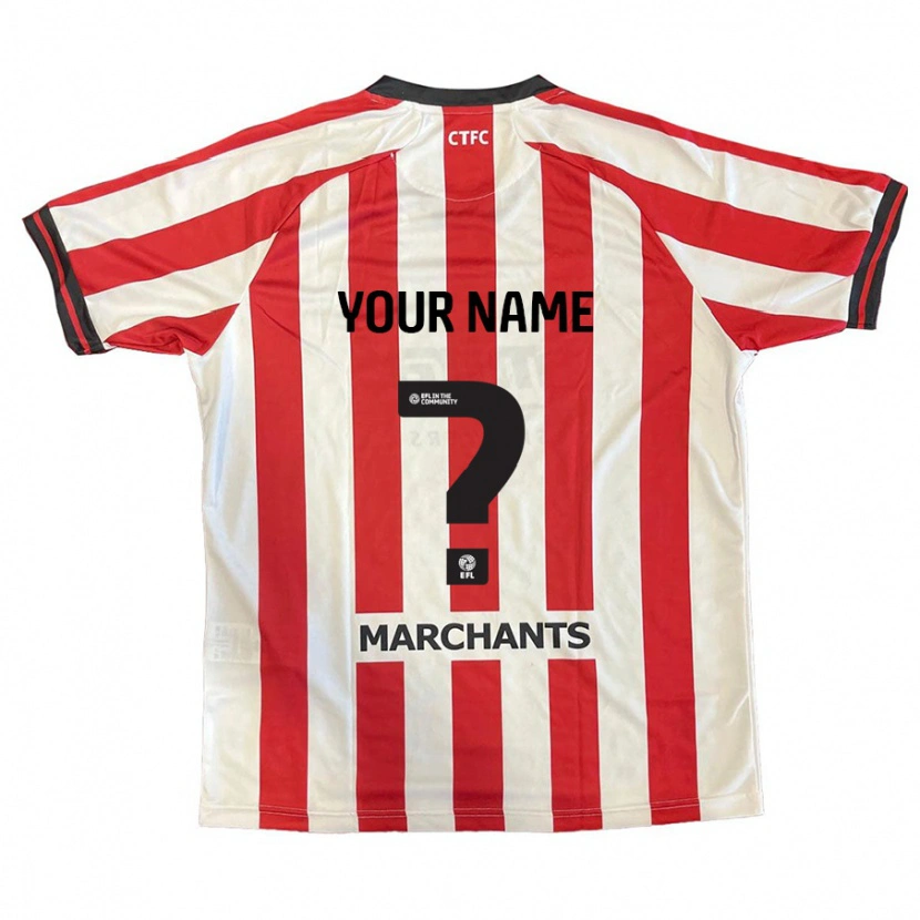 Danxen Kid Your Name #0 Red White Home Jersey 2024/25 T-Shirt