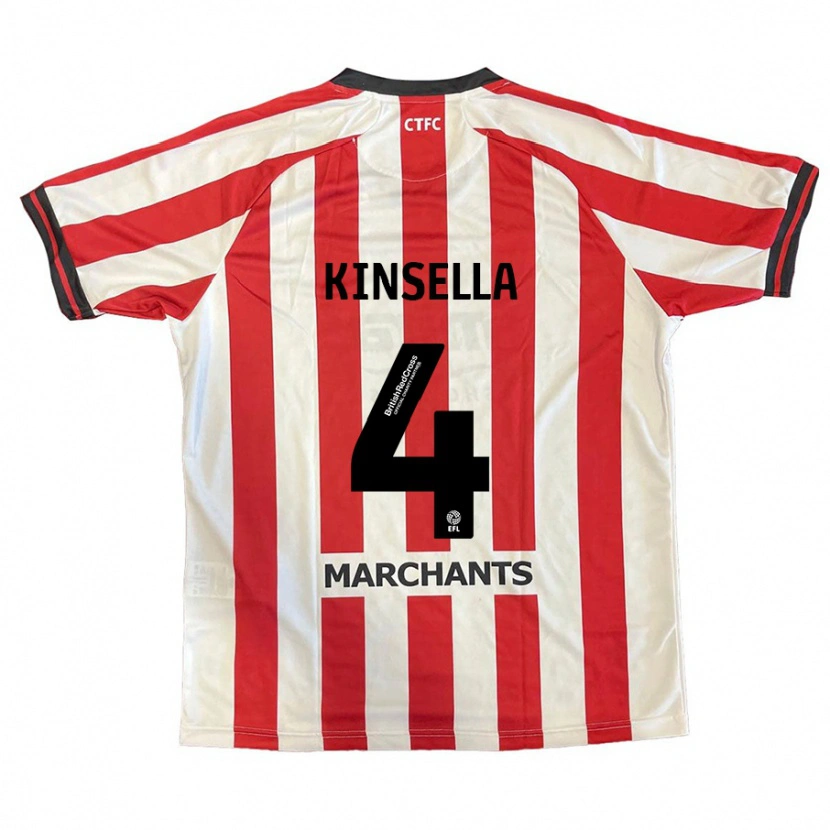 Danxen Kid Liam Kinsella #4 Red White Home Jersey 2024/25 T-Shirt