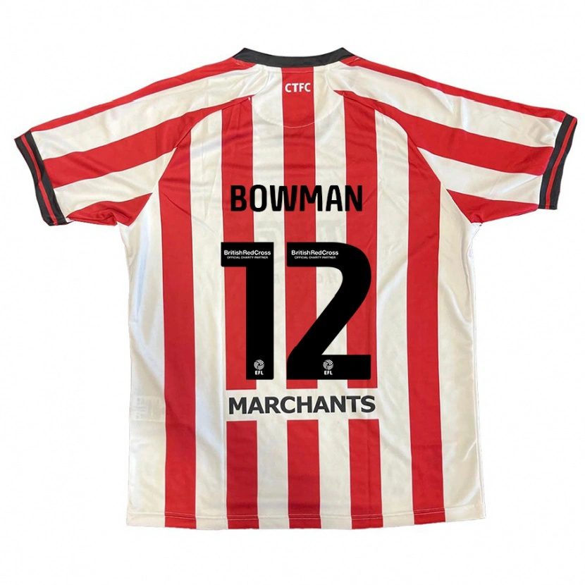 Danxen Kid Ryan Bowman #12 Red White Home Jersey 2024/25 T-Shirt