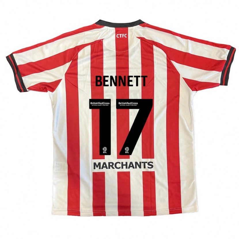 Danxen Kid Scot Bennett #17 Red White Home Jersey 2024/25 T-Shirt