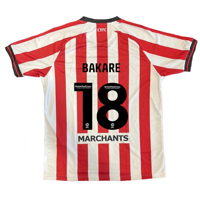 Danxen Kid Ibrahim Bakare #18 Red White Home Jersey 2024/25 T-Shirt