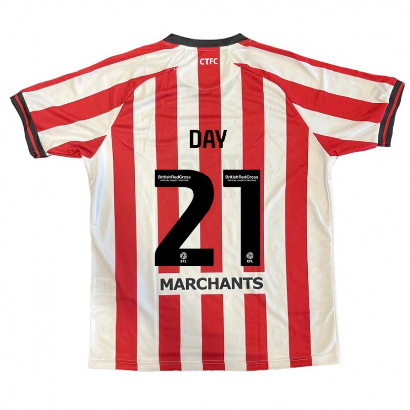 Danxen Kid Joe Day #21 Red White Home Jersey 2024/25 T-Shirt