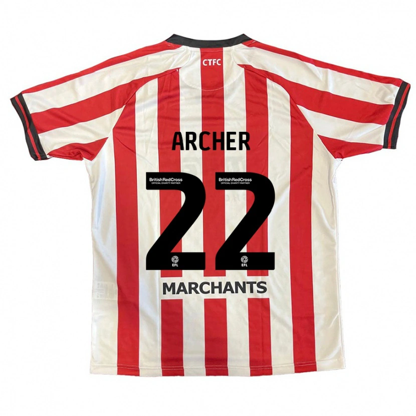 Danxen Kid Ethon Archer #22 Red White Home Jersey 2024/25 T-Shirt