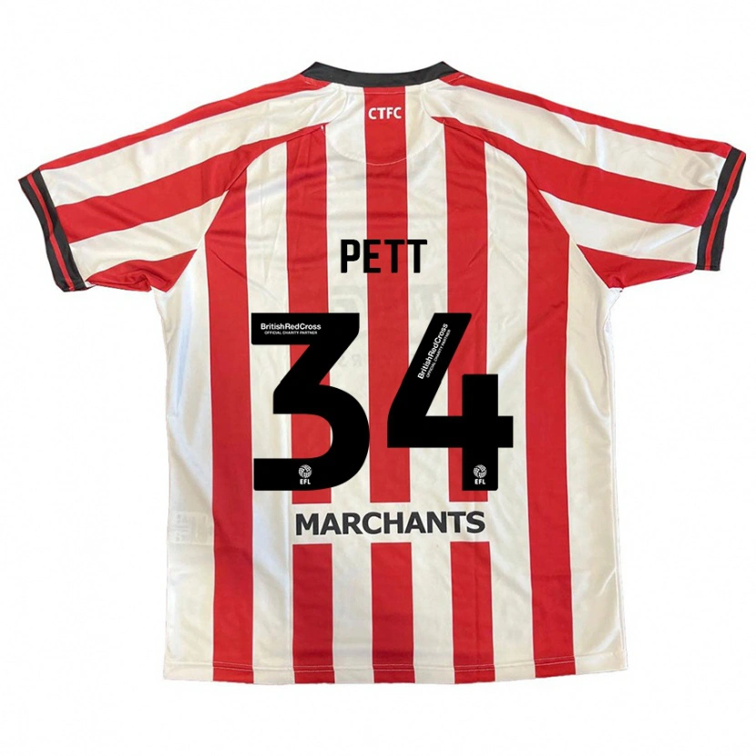 Danxen Kid Tom Pett #34 Red White Home Jersey 2024/25 T-Shirt