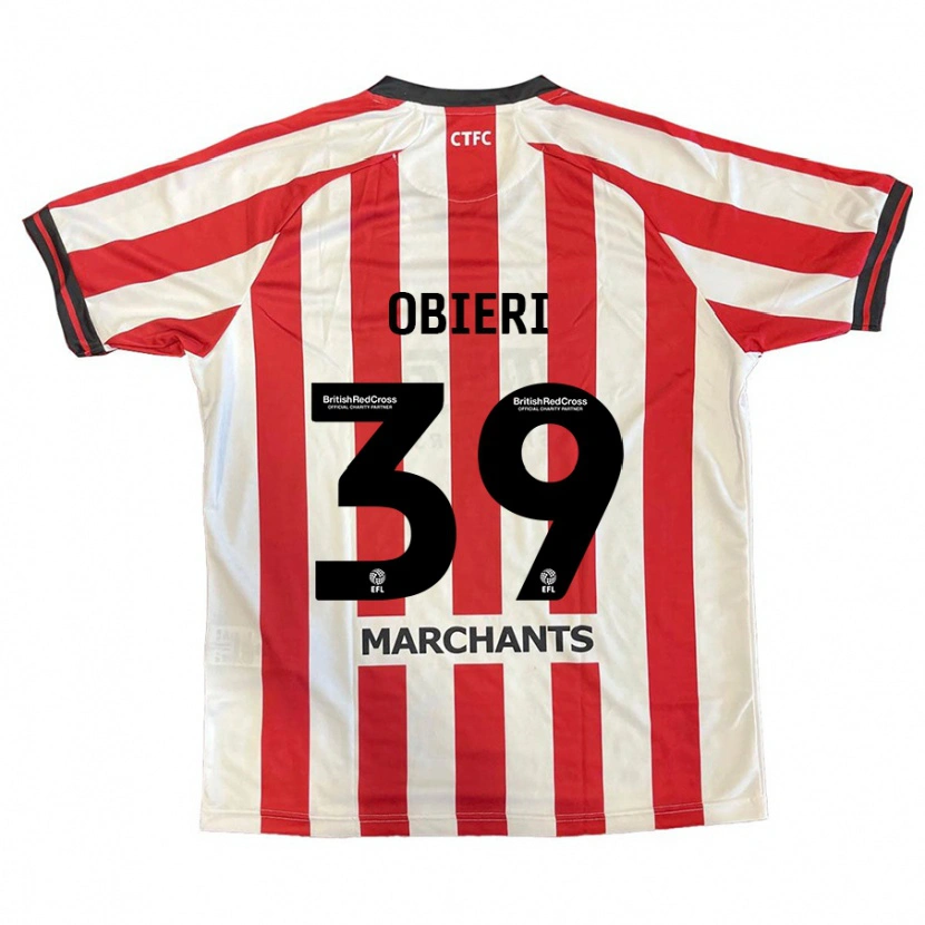 Danxen Kid Sopuruchukwu Obieri #39 Red White Home Jersey 2024/25 T-Shirt