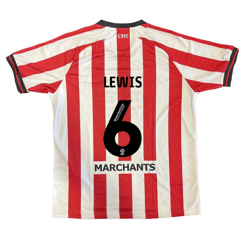 Danxen Kid Megan Lewis #6 Red White Home Jersey 2024/25 T-Shirt