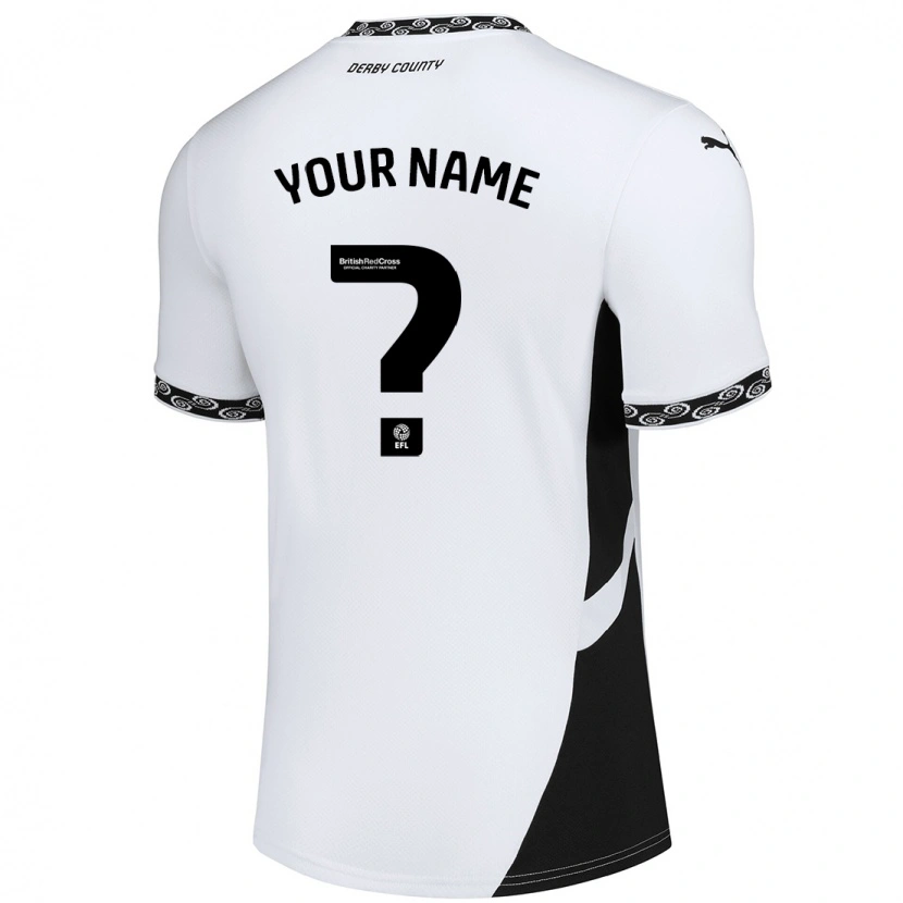 Danxen Kid Your Name #0 White Black Home Jersey 2024/25 T-Shirt