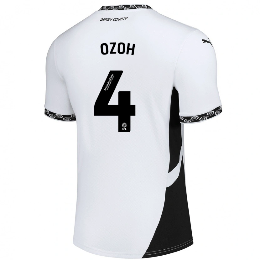 Danxen Kid David Ozoh #4 White Black Home Jersey 2024/25 T-Shirt