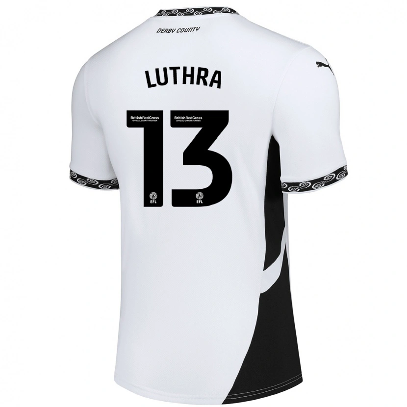 Danxen Kid Rohan Luthra #13 White Black Home Jersey 2024/25 T-Shirt