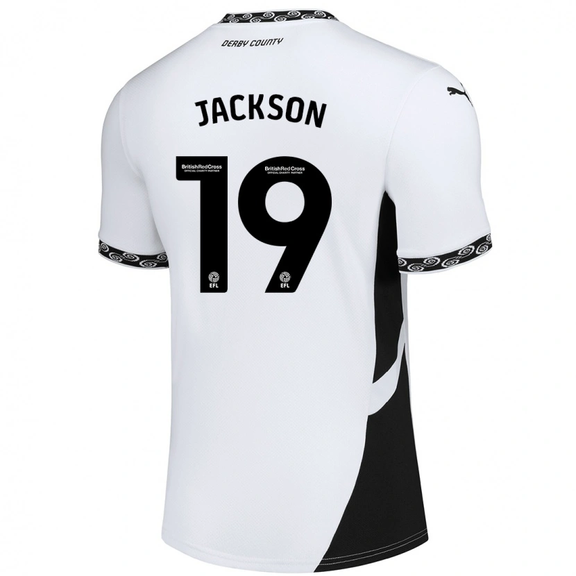 Danxen Kid Kayden Jackson #19 White Black Home Jersey 2024/25 T-Shirt