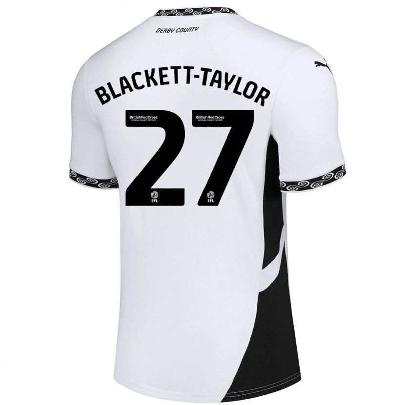 Danxen Kid Corey Blackett-Taylor #27 White Black Home Jersey 2024/25 T-Shirt