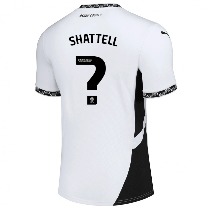 Danxen Kid Josh Shattell #0 White Black Home Jersey 2024/25 T-Shirt