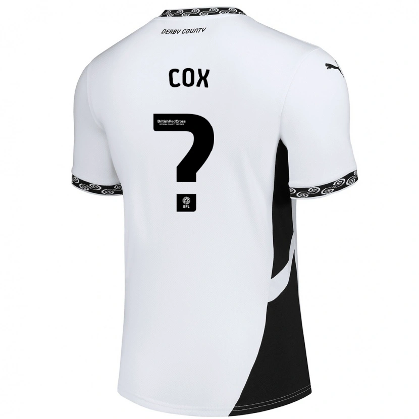 Danxen Kid Daniel Cox #0 White Black Home Jersey 2024/25 T-Shirt