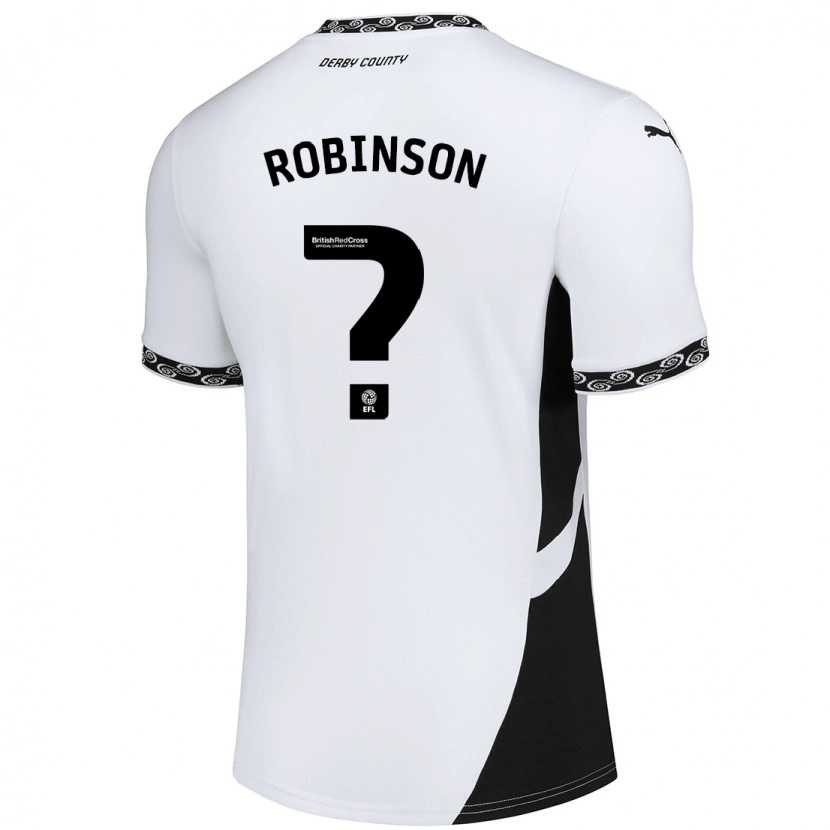 Danxen Kid Keilen Robinson #0 White Black Home Jersey 2024/25 T-Shirt