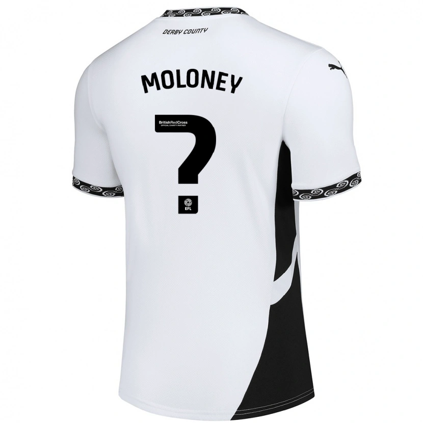 Danxen Kid Riley Moloney #0 White Black Home Jersey 2024/25 T-Shirt