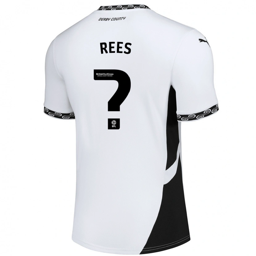 Danxen Kid Harvey Rees #0 White Black Home Jersey 2024/25 T-Shirt