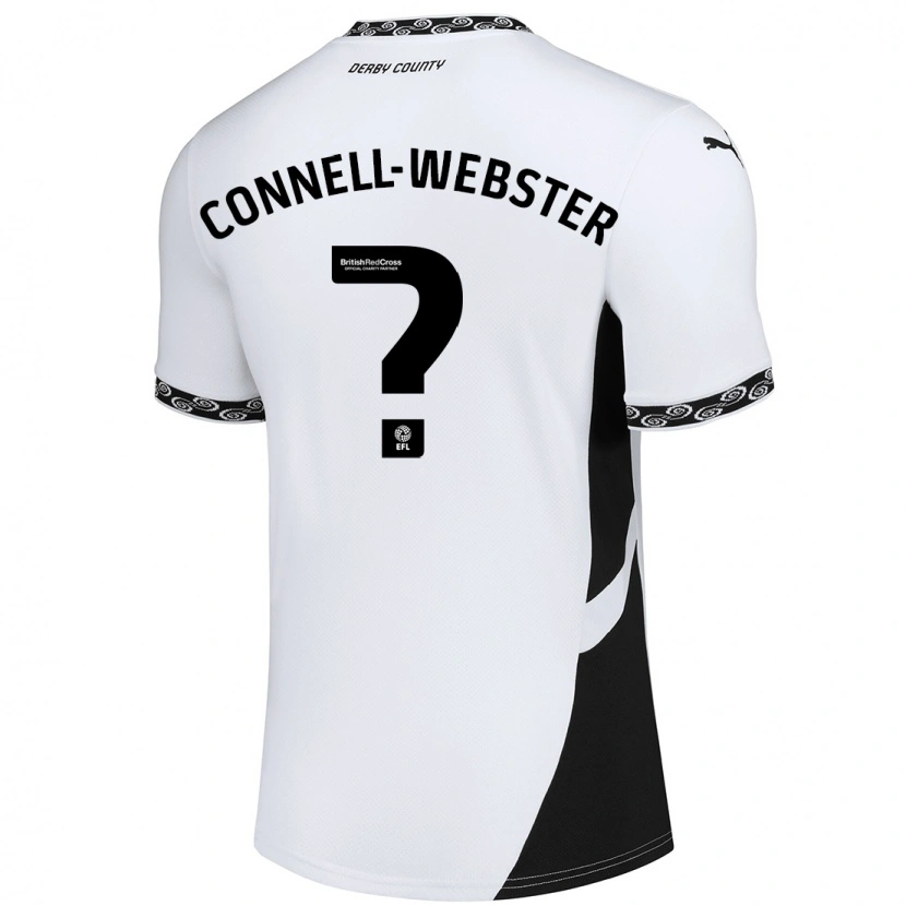 Danxen Kid Braidy Connell-Webster #0 White Black Home Jersey 2024/25 T-Shirt