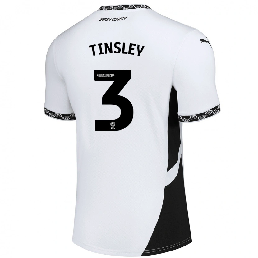 Danxen Kid Megan Tinsley #3 White Black Home Jersey 2024/25 T-Shirt