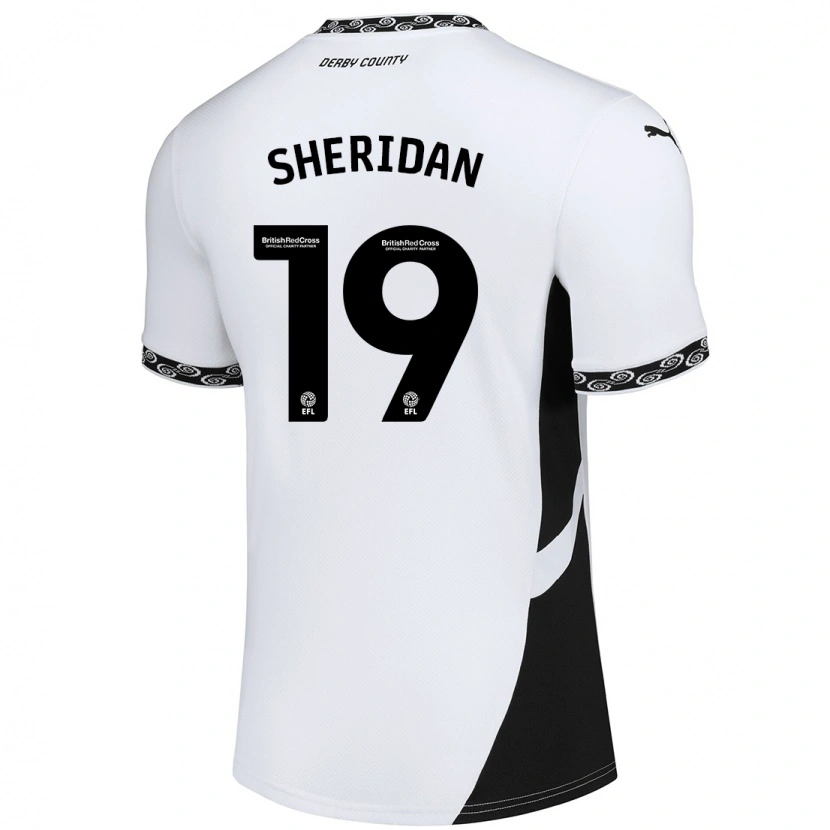 Danxen Kid Isabel Sheridan #19 White Black Home Jersey 2024/25 T-Shirt