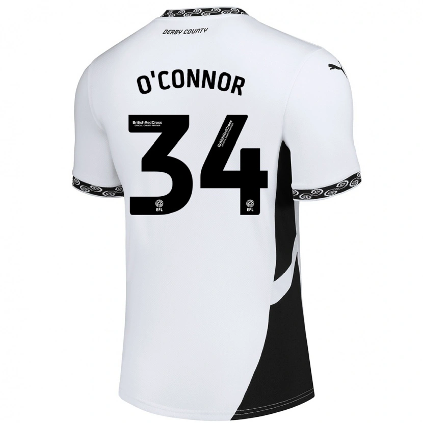 Danxen Kid Dolcie O'connor #34 White Black Home Jersey 2024/25 T-Shirt